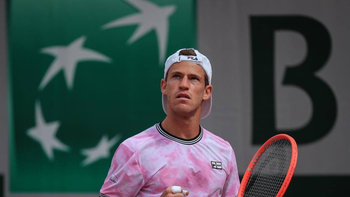 Festejo de Diego Schwartzman, AGENCIA EFE
