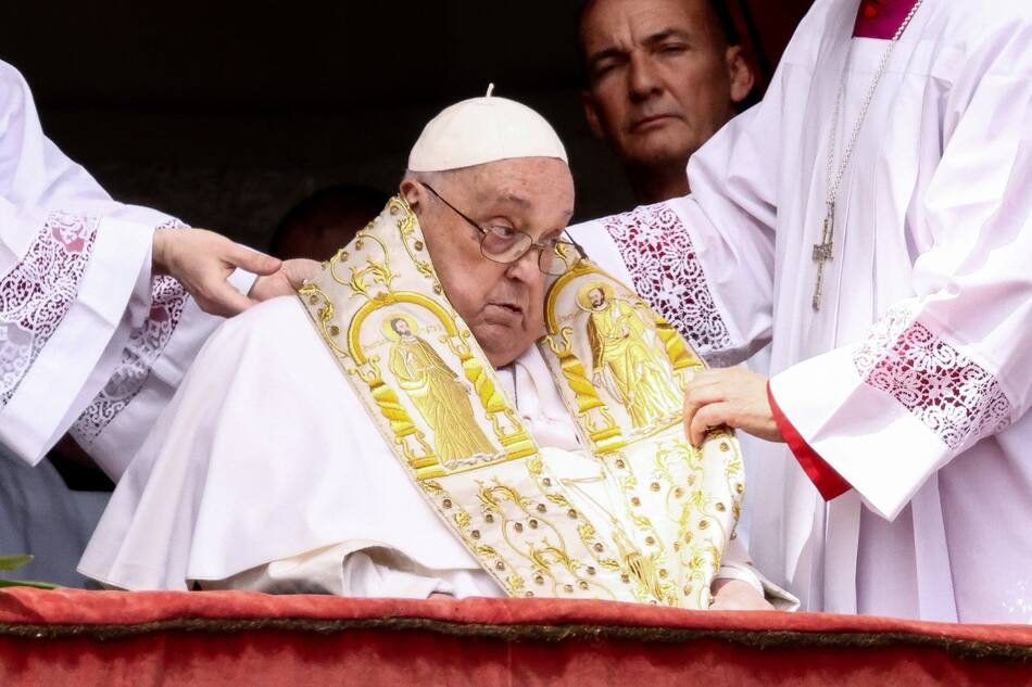 El Papa Francisco celebra la Pascua. Foto: Reuters/Yara Nardi.