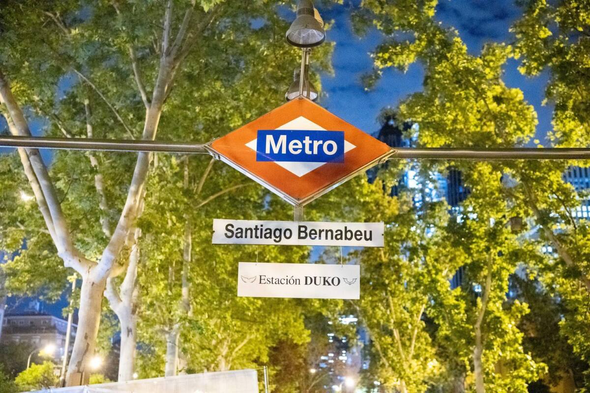 La estación de subte Santiago Bernabéu en Madrid cambió de nombre a
