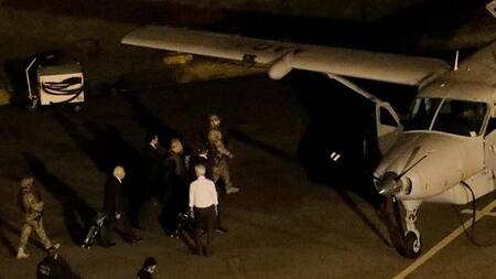 Traslado de Lula a la cárcel - Avión