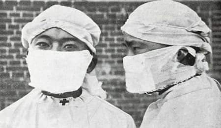 Wu Lien-teh, doctor que inventó el barbijo, 10 de marzo