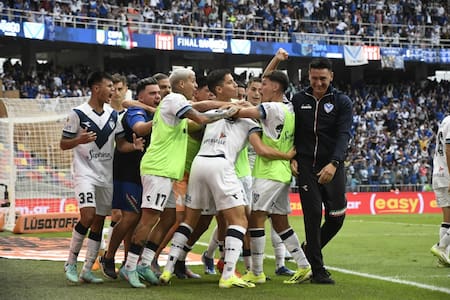 Estudiantes de La Plata vs. Vélez Sarsfield. Foto: NA.