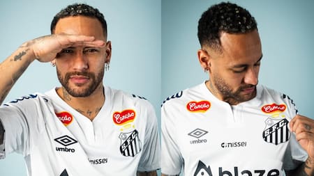 Neymar volvió al Santos. Foto: Instagram @santosfc