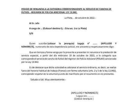 Renuncia de policías bonaerenses, foto redes sociales