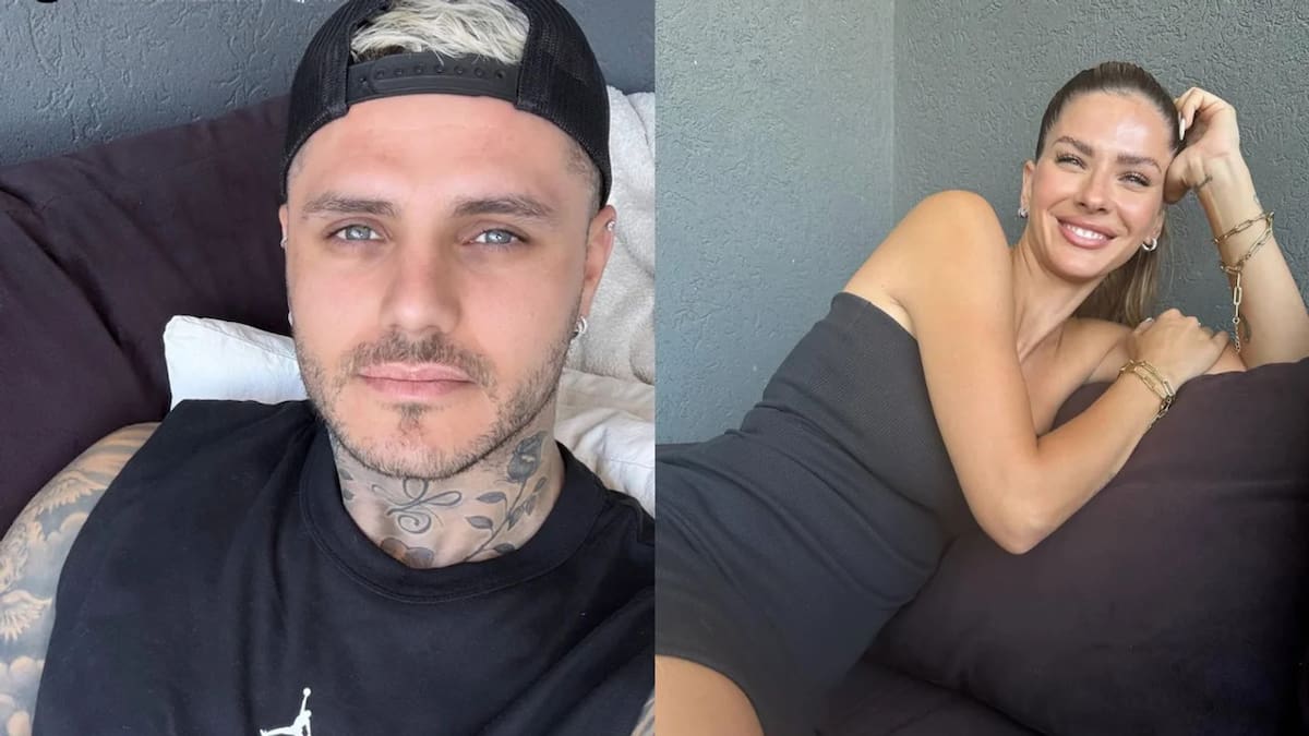 Mauro Icardi y la China Suárez. Foto NA