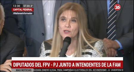 Diputados opositores por fondo sojero, Verónica Magario, Agustín Rossi, Fernando Espinoza, La Matanza