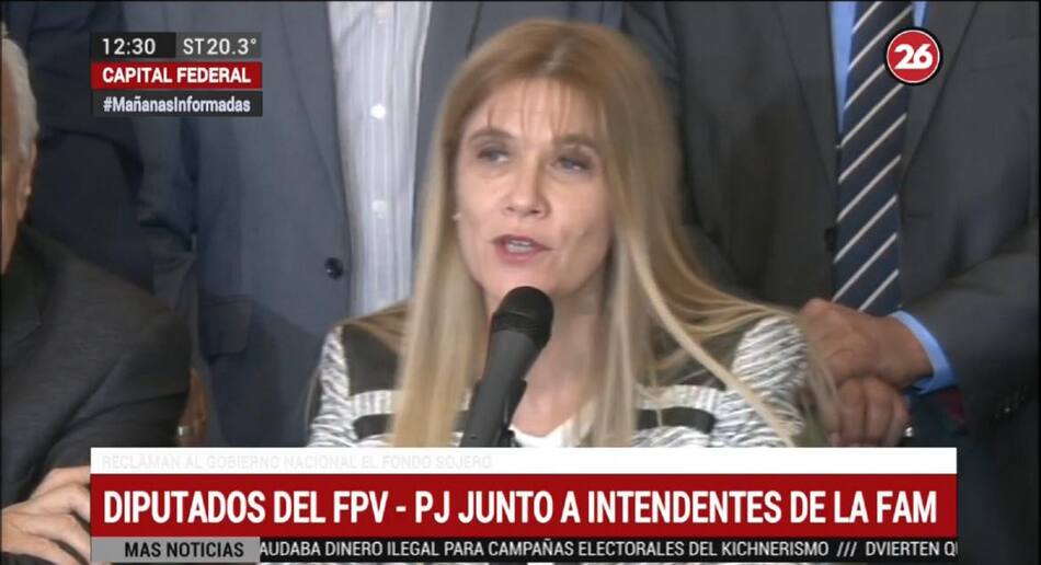 Diputados opositores por fondo sojero, Verónica Magario, Agustín Rossi, Fernando Espinoza, La Matanza