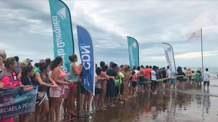 Búsqueda de nadador en Necochea