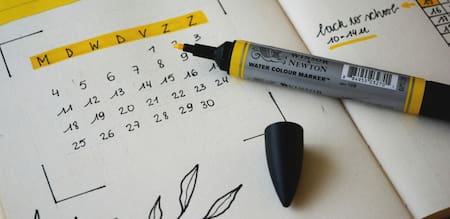 Almanaque. Foto: Unsplash