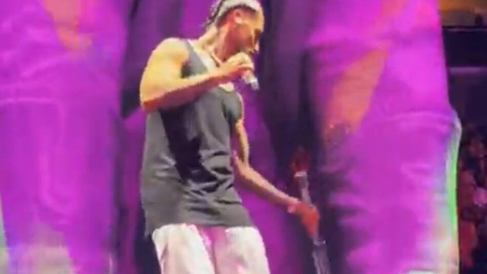 La reacción de Maluma. Foto: captura.