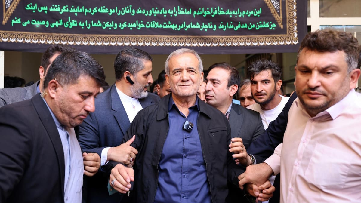 Masud Pezeshkian, nuevo presidente de Irán. Foto: EFE.