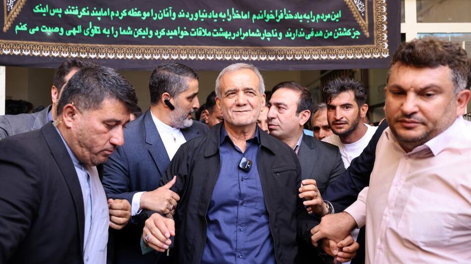 Masud Pezeshkian, nuevo presidente de Irán. Foto: EFE.