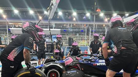 Franco Colapinto en Alpine. Foto: Instagram @francolapinto