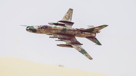 Avión de combate de Siria
