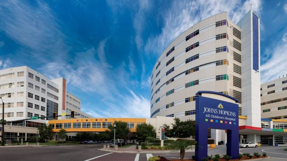 El hospital Johns Hopkins All Children's de Florida, Estados Unidos. Foto: X @AllChildrens
