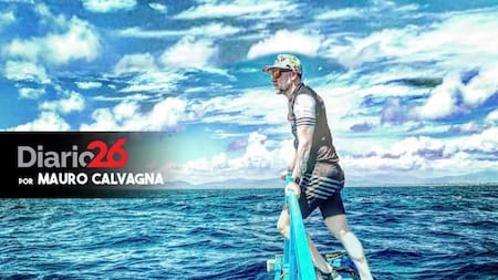 Rubén López, récord Guinnes solidario, Diario 26, Mauro Calvagna