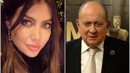 Wanda Nara y Chiche Gelblung. Fotos: archivo.