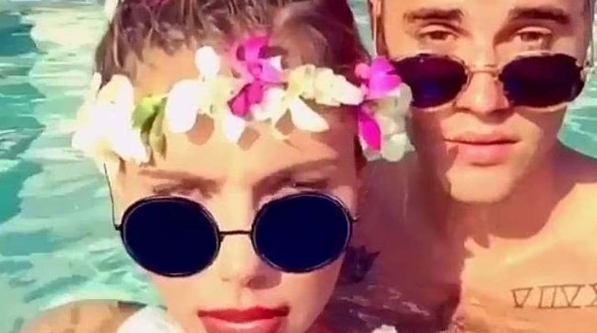 Sahara Ray y Justin Bieber.