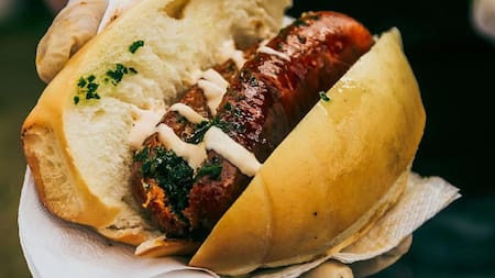 Choripan, sándwich argentino