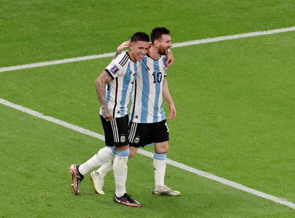 Enzo Fernández, Selección Argentina. Foto: REUTERS