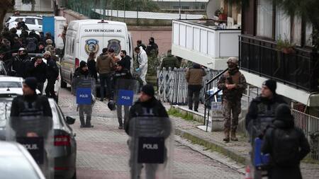 Ataque a una iglesia en la ciudad turca de Estambul. EFE