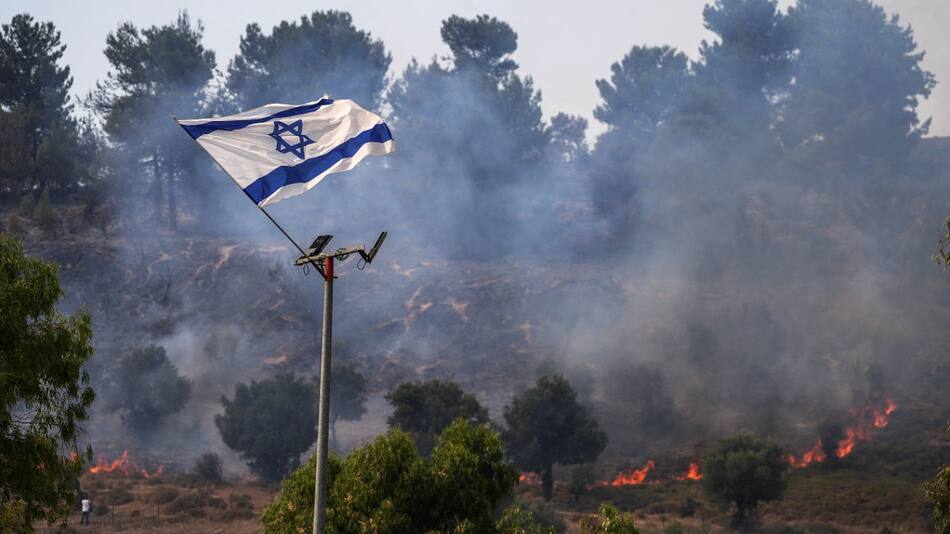Ataque de Hezbollah en la frontera entre El Líbano e Israel. Foto: Reuters
