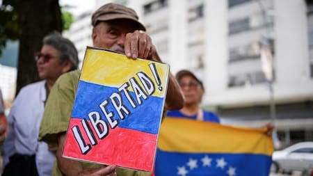 Protestas contra el Gobierno de Maduro, en Venezuela. Foto: Reuters.