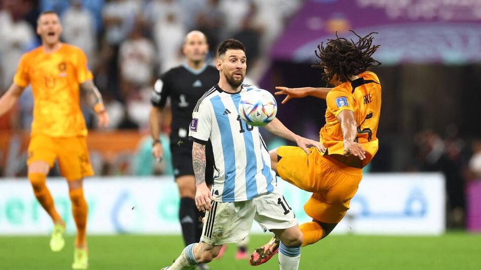 Lionel Messi frente a Países Bajos en el Mundial Qatar 2022. Foto: REUTERS.