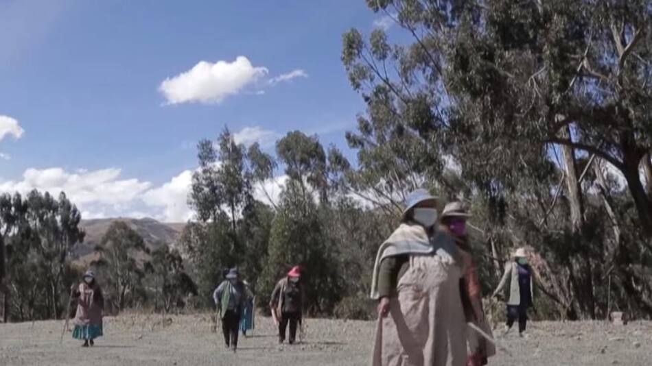 Coronavirus, protesta en Bolivia, captura video