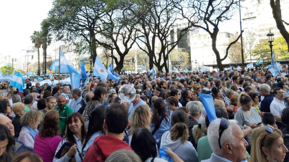 "Marcha del Millón", "Sí, se puede" en el Obelisco, redes sociales