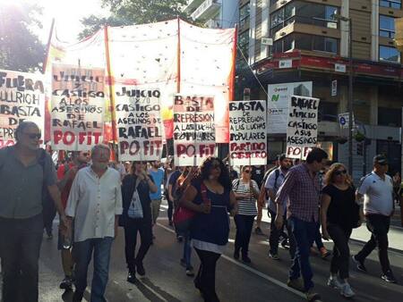 Marcha mapuche asesinado