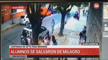 Terror en colegio de Aldo Bonzi: motochorros dispararon y alumnos se salvaron de milagro