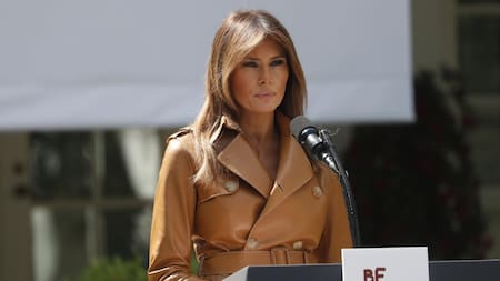 Melania Trump esposa de Trump - internada