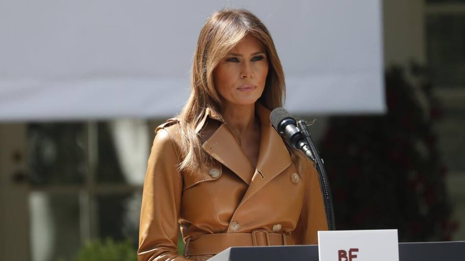 Melania Trump esposa de Trump - internada