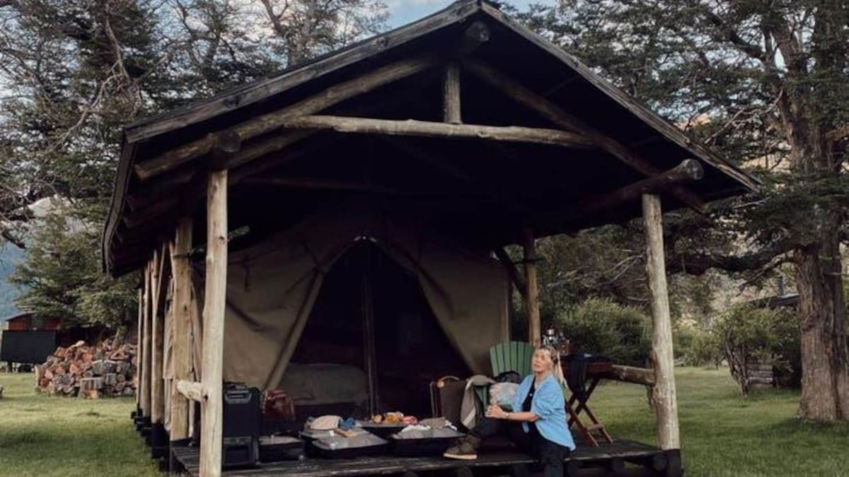Wanda Nara y el lujoso estilo de acampar