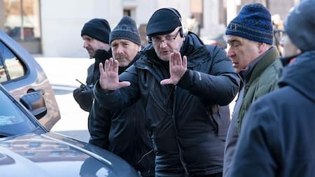 Juan José Campanella, dirigiendo la Ley y el Orden