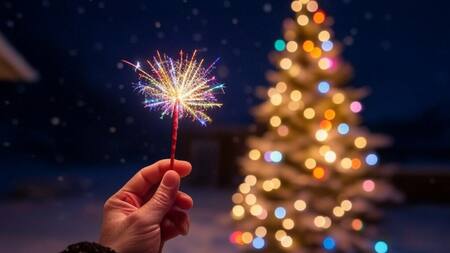 No se registraron heridos por pirotecnia en la Ciudad de Buenos Aires. Foto: X/Grok.