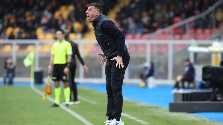 Roberto DAversa, técnico de Lecce. Foto: EFE.