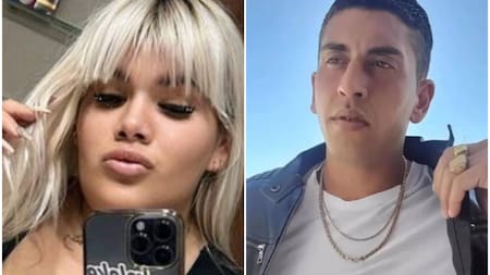 Morena Rial y su nuevo novio preso. Foto: captura elnueve.