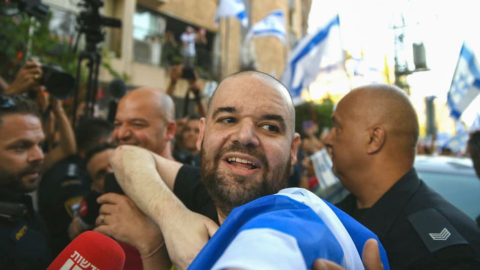 Regreso a su casa de Israel de Eitan Horn, uno de los argentinos liberados por Hamas.