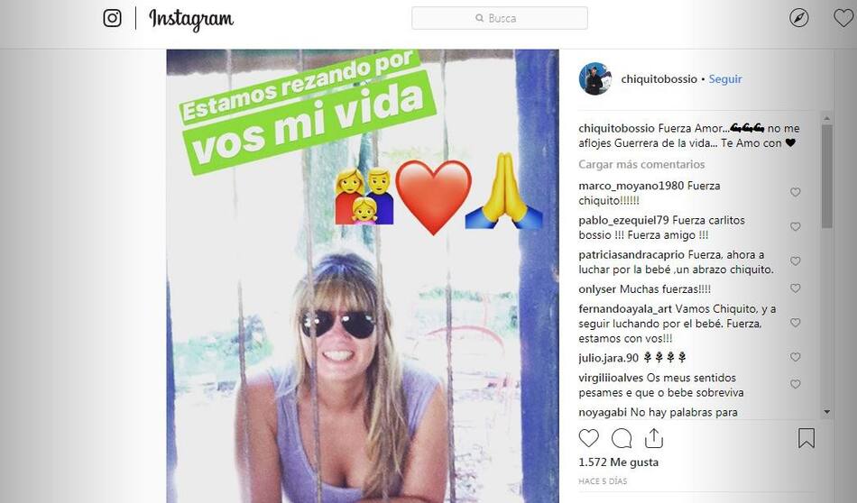 Carlos Chiquito Bossio y su esposa Ana Débora Lucero Bustamante, muerte por ACV, fútbol, deportes, carta en Instagram