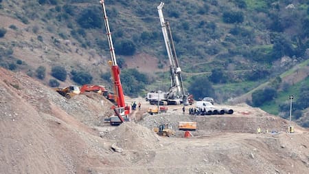 Rescate niño - España foto Reuters
