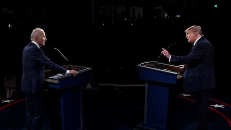 Joe Biden vs Donald Trump, Elecciones Estados Unidos, debate candidatos a presidente, REUTERS