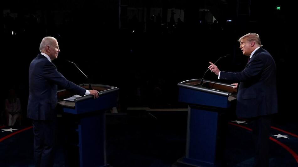 Joe Biden vs Donald Trump, Elecciones Estados Unidos, debate candidatos a presidente, REUTERS