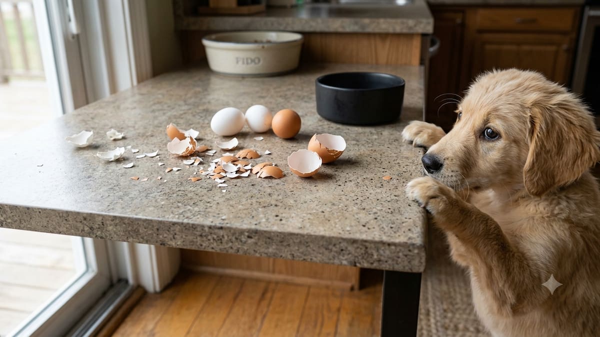 Cáscaras de huevo: el alimento mágico que puede beneficiar la nutrición de tu perro