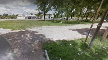 La zona donde encontraron los brazos. Foto: Google Maps