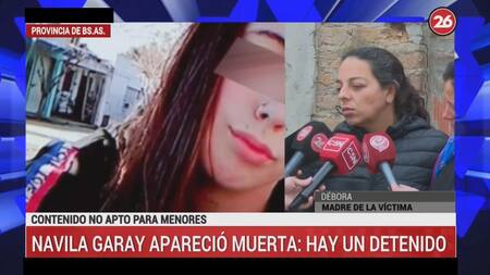Madre de joven asesinada en Chascomús, Canal 26