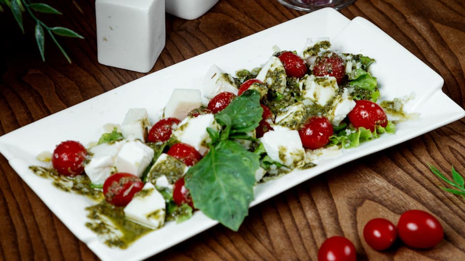 Ensalada caprese. Foto Freepik