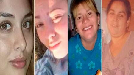 Femicidios, Navila Garay, Vanesa Caro, Cecilia Burgadt y Cielo López