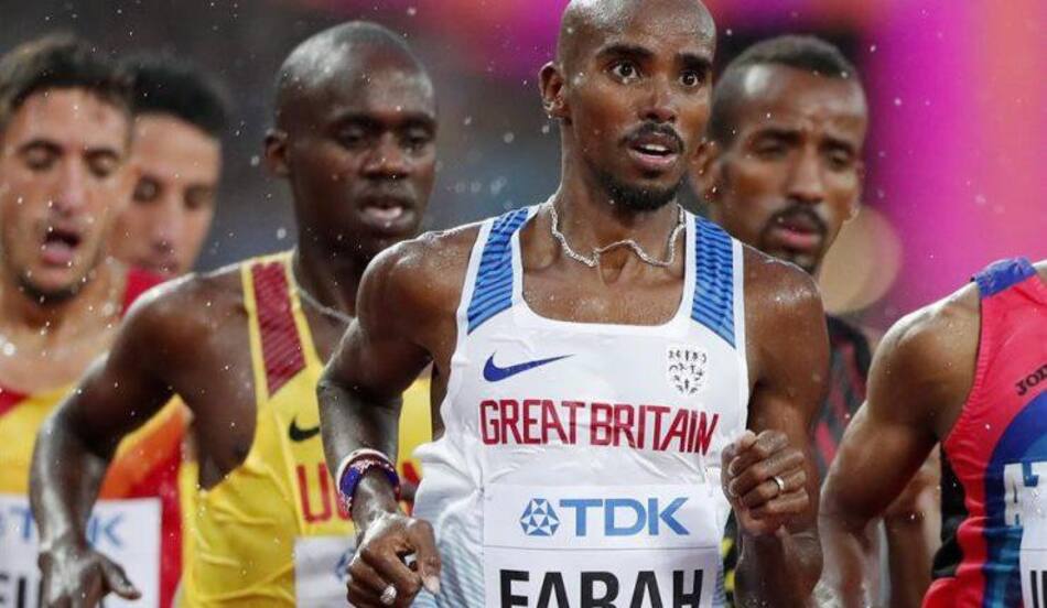 Mo Farah, deportista. Foto: EFE.